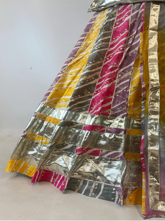 36 Kali Cotton Pure Mulity color Rajputi Poshak with lafa Work -91446