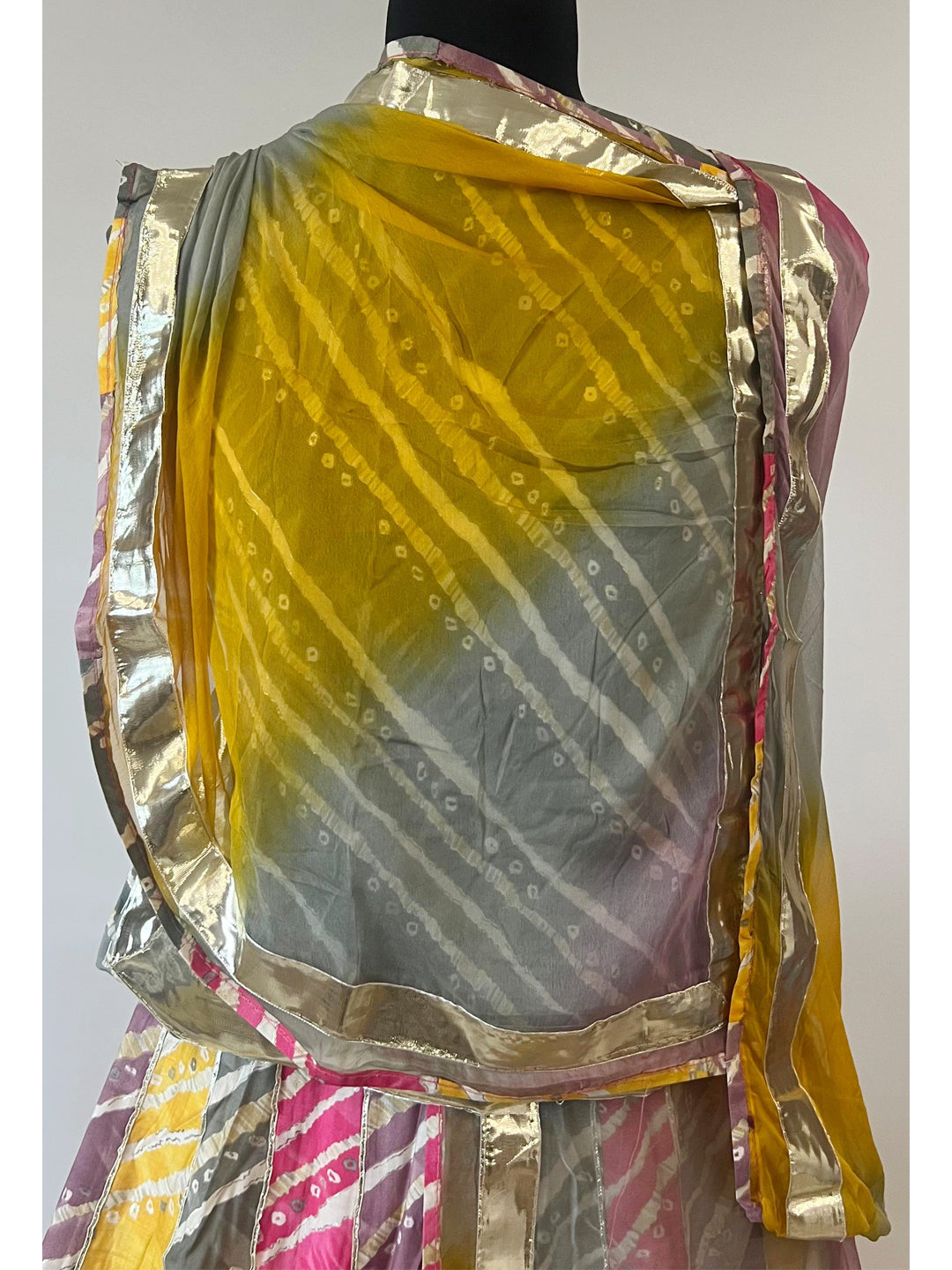 36 Kali Cotton Pure Mulity color Rajputi Poshak with lafa Work -91446