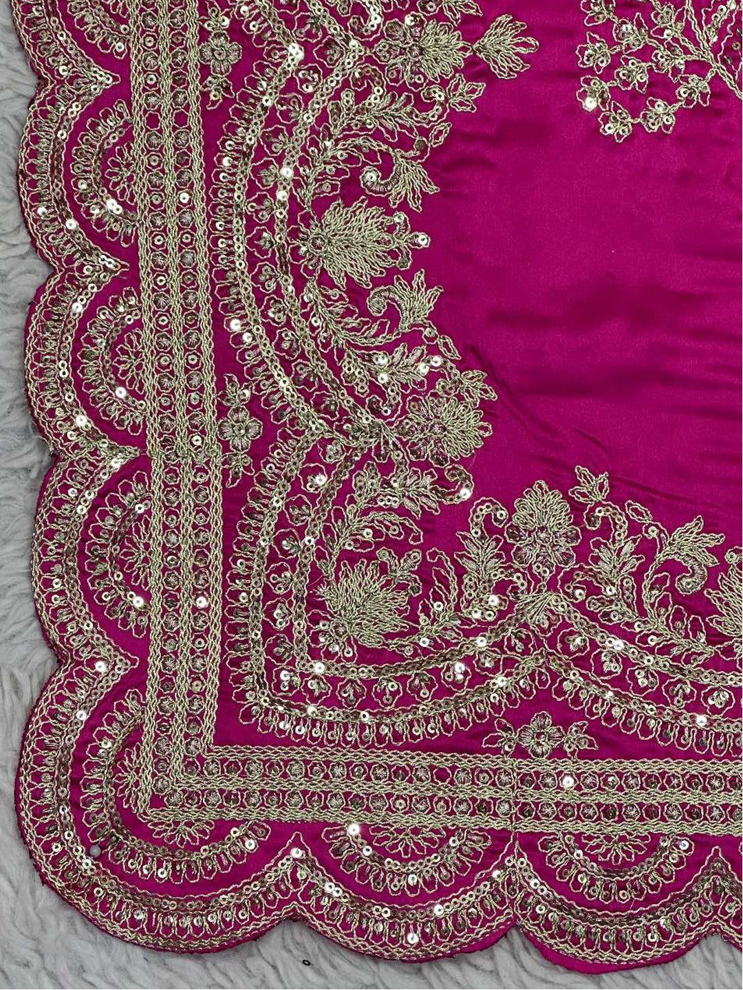 Rangoli Silk Traditional Sequence work Saree in Pink color-41020 (Copy)