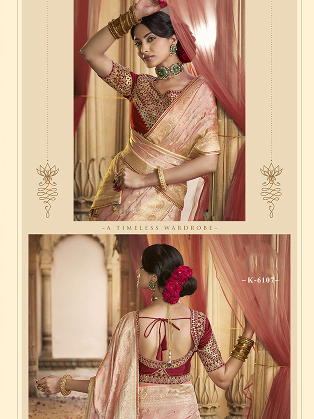 Lace Border Contrast Designer Pure Satin Traditional Saree-91266