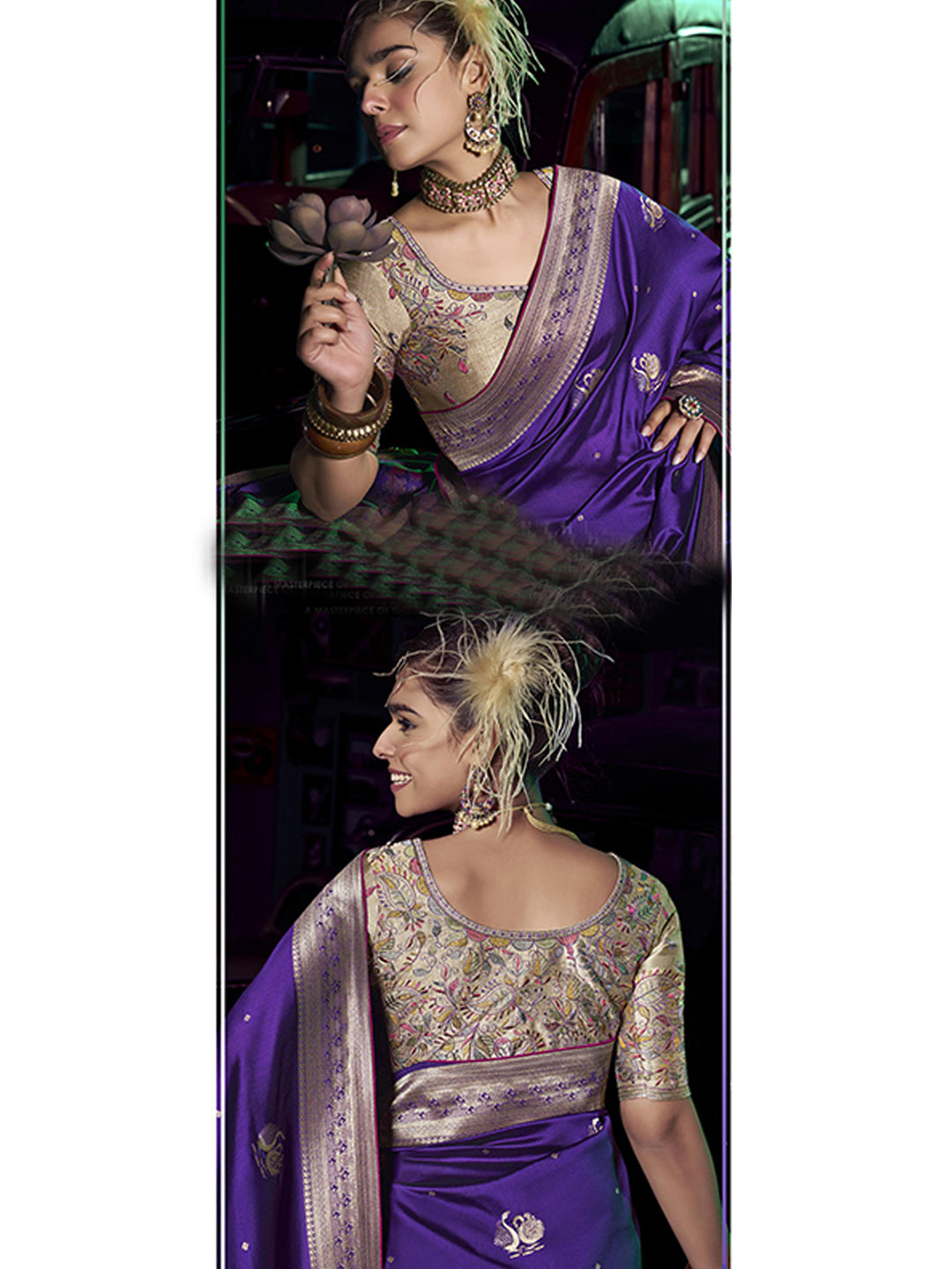 Weaved Border Designer Pure Silk with 3D weaved Pallu Traditional Saree-91252