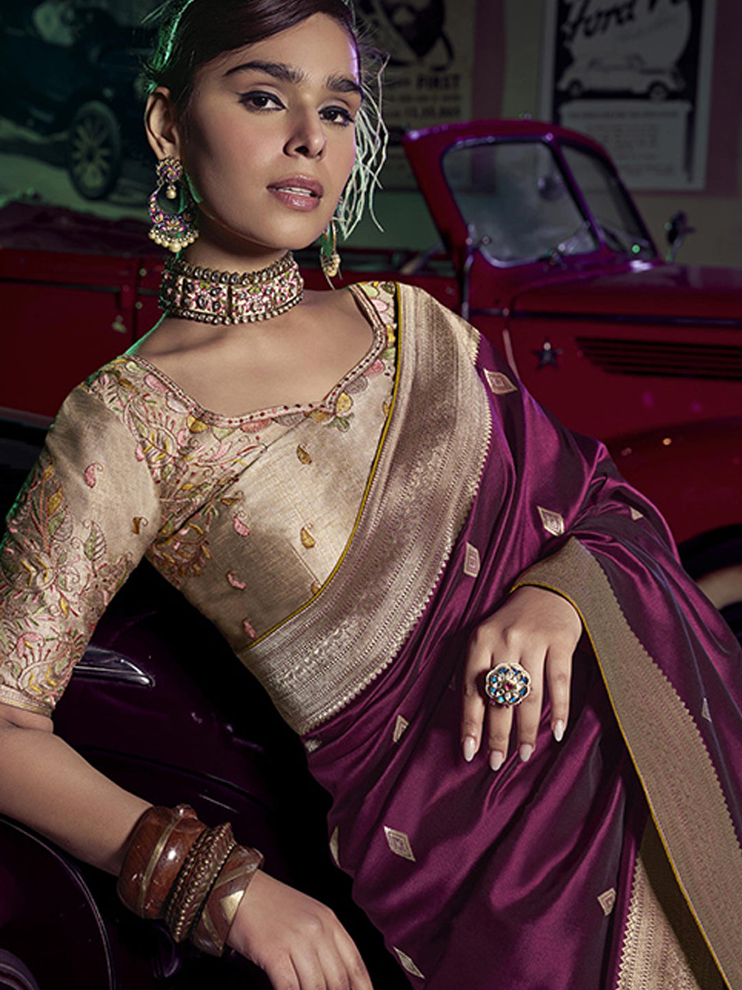 Weaved Border Designer Pure Silk with 3D weaved Pallu Traditional Saree-91254